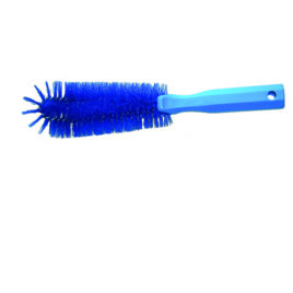 Wheel brush polyester blue